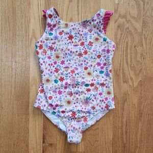 Lands' End Kids Floral One Piece - 7 Plus